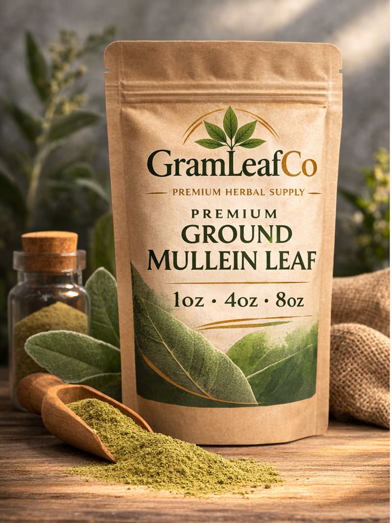 Mullein leaf packaged for shipping
